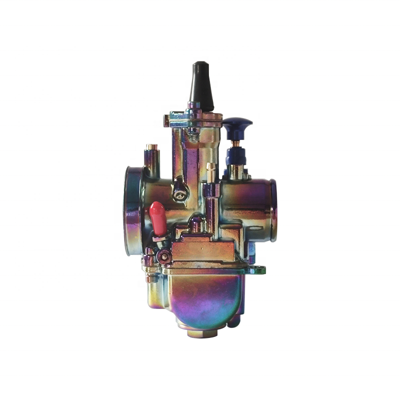Colorful PWK Motorcycle Carburetor 21 24 26 28 30 32 34mm Racing Carburetor with Power Jet for 2:4-Stroke Engine Motorcycle ATV5
