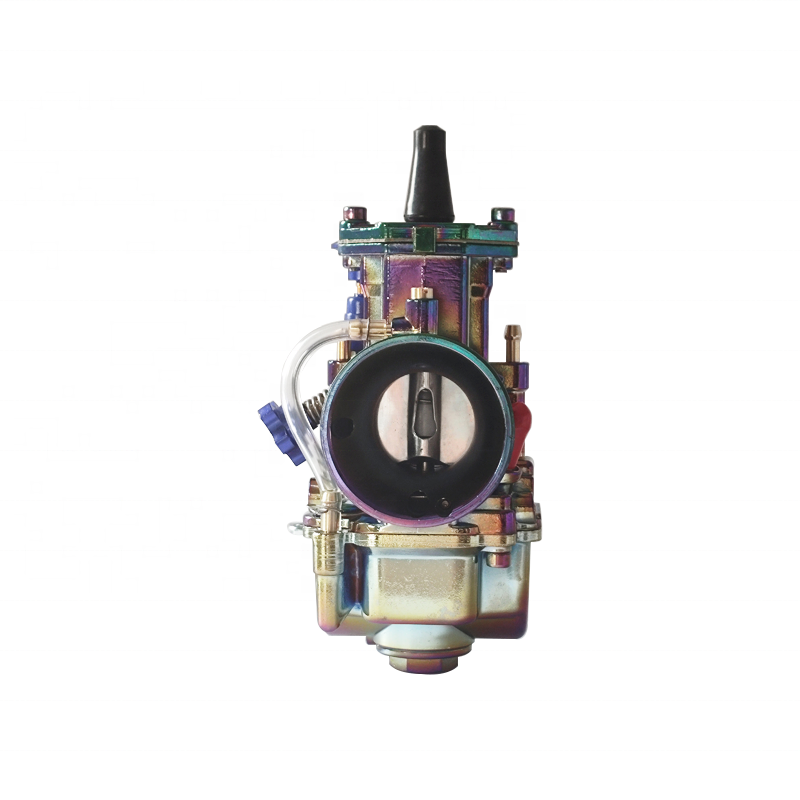 Colorful PWK Motorcycle Carburetor 21 24 26 28 30 32 34mm Racing Carburetor with Power Jet for 2:4-Stroke Engine Motorcycle ATV6