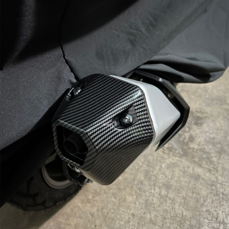For Honda ADV160 ADV 160 2022 ADV150 ADV 150 Motorcycle Accessories Muffler End Cap Cover Carbon Fiber Exhaust Pipe Tail Guard7