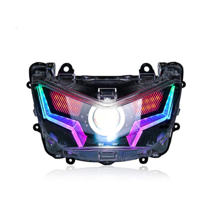 amaha Nmax2020-RGB Motorbike Headlight Lamp Turn Signal Front Fog Spotlight