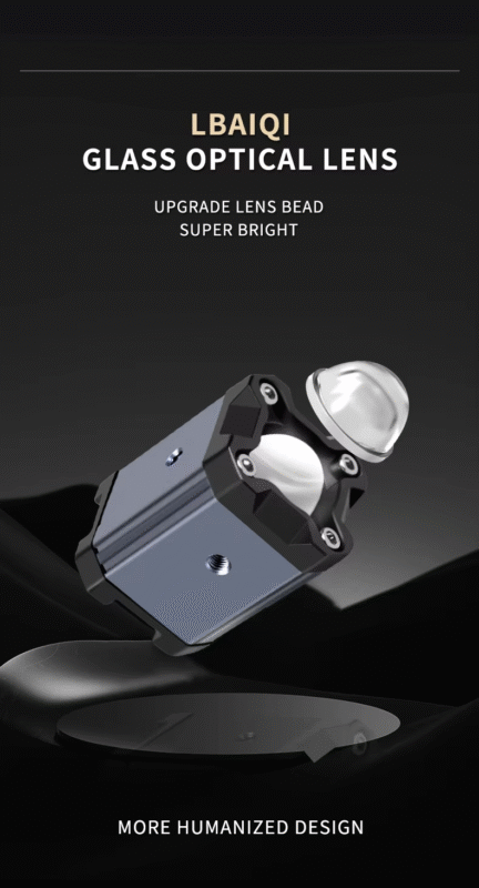 L2 80W Waterproof IP67 Fog Lamp 9-90V Aluminum Alloy LED Spotlight Wire Switch High Low15