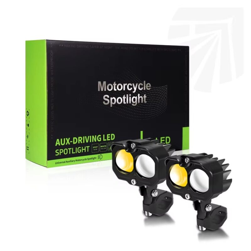 L5 120W Waterproof Electric Bicycle Fog Lamp 9-90V Aluminum Alloy Motorcycle LED Spotlight Wireless Switch Dual Color11