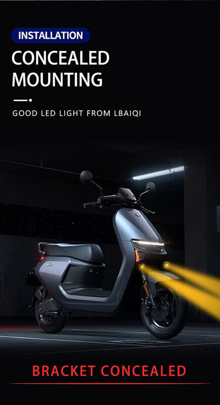 L6 60W Waterproof IP67 Fog Lamp 9-90V Aluminum Alloy Motorcycle LED Spotlight with Wire Switch High Low Beam Motorcycle13