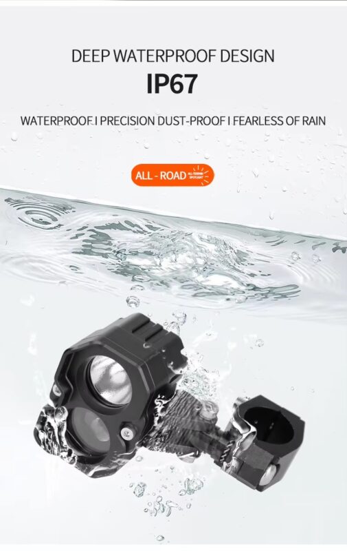 L7 50W-150W Waterproof IP67 Fog Lamp 12-24V Aluminum Alloy LED Spotlight Wire Switch High Low Beam17