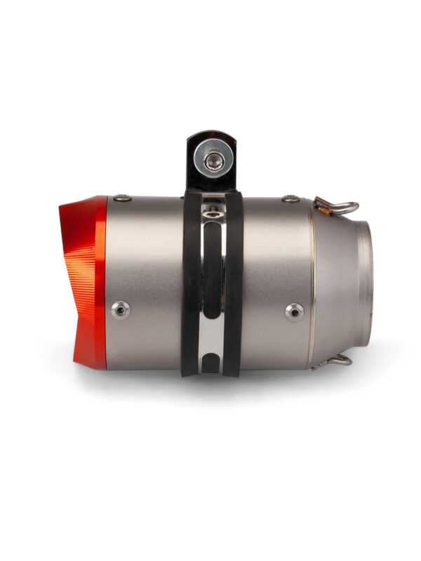 Orange Tailpipe Universal Exhaust Pipe Suitable for Modified Motorcycle R3 MT07 390ADV Suitable for Ninja 400 Ninja 600 Z9003