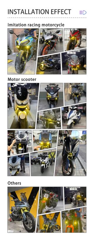 X6 40W Waterproof Electric Bicycle Fog Lamp 12-90V Aluminum Alloy Motorcycle LED Spotlight with Wire Switch High Low Beam11